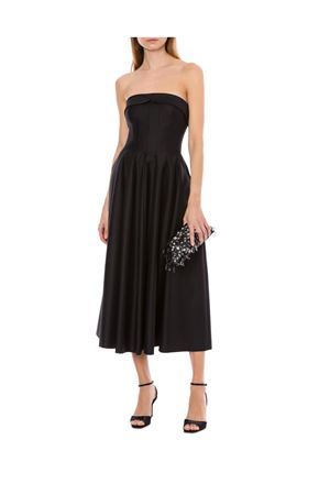 Abito in lana e seta nera ALBERTA FERRETTI | A042266360555